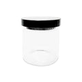 PINE WOOD GLASS JAR - 600ML House and Label 