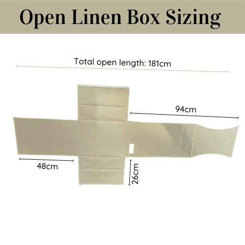 Linen Storage Box Pack of 2 boxes 