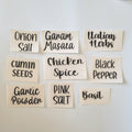 Herb and spice jar labels Perfect for jars up to 300ml 