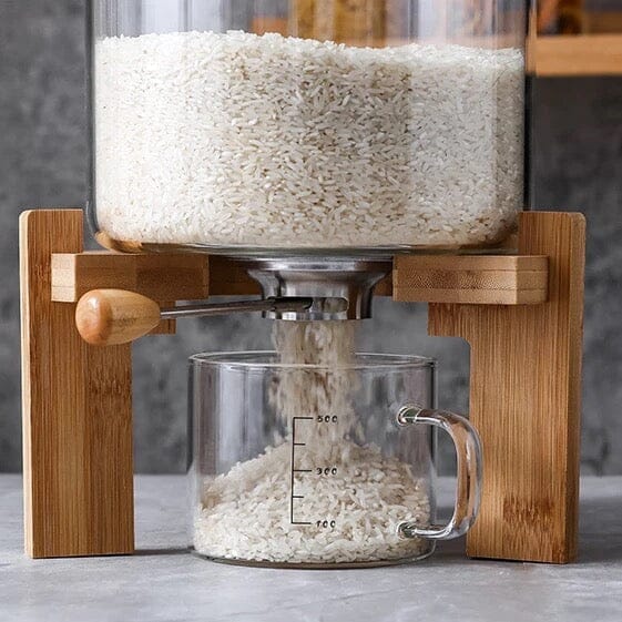 5 Litre Rice Dispenser – House and Label