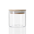 Bamboo Glass Storage Jar -345ml Glass Jar Bamboo Lid 345ml 