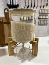 Load image into Gallery viewer, 5 Litre Rice Dispenser Deluxe 5L Glass Container 
