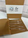 Glass Straws Pack of Eco-Friendly Glass Straws 