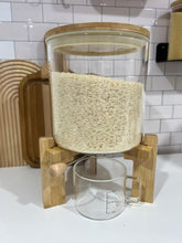 Load image into Gallery viewer, 5 Litre Rice Dispenser Deluxe 5L Glass Container 
