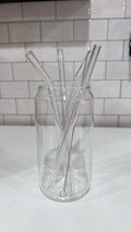 Glass Straws Pack of Eco-Friendly Glass Straws 