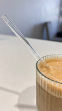 Load image into Gallery viewer, Glass Straws Pack of Eco-Friendly Glass Straws 
