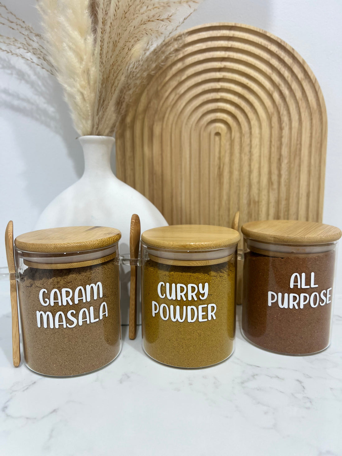 Deluxe MIDI Jars 450ml Jar with Bamboo Spoon 